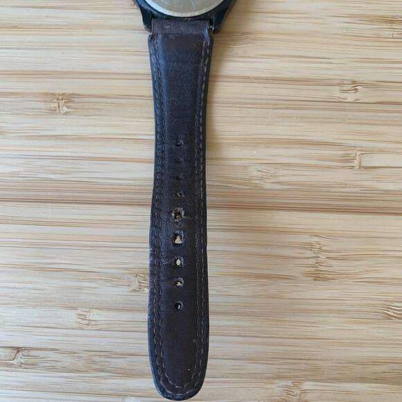 Timex Expedition Men's Indiglo Date Watch WR 50M Luminous Leather Band - Picture 5 of 8
